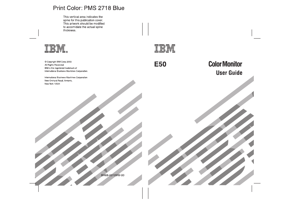 IBM E50 User Manual | 17 pages