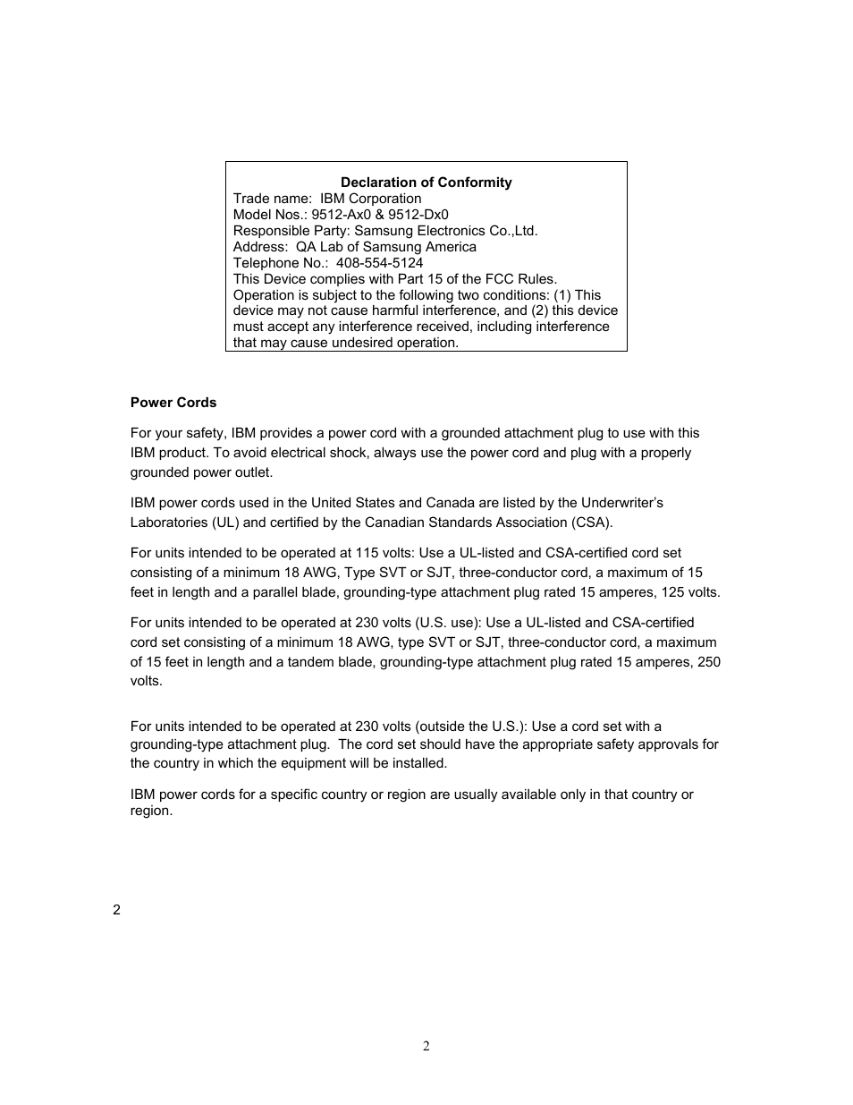 IBM T541A User Manual | Page 32 / 44