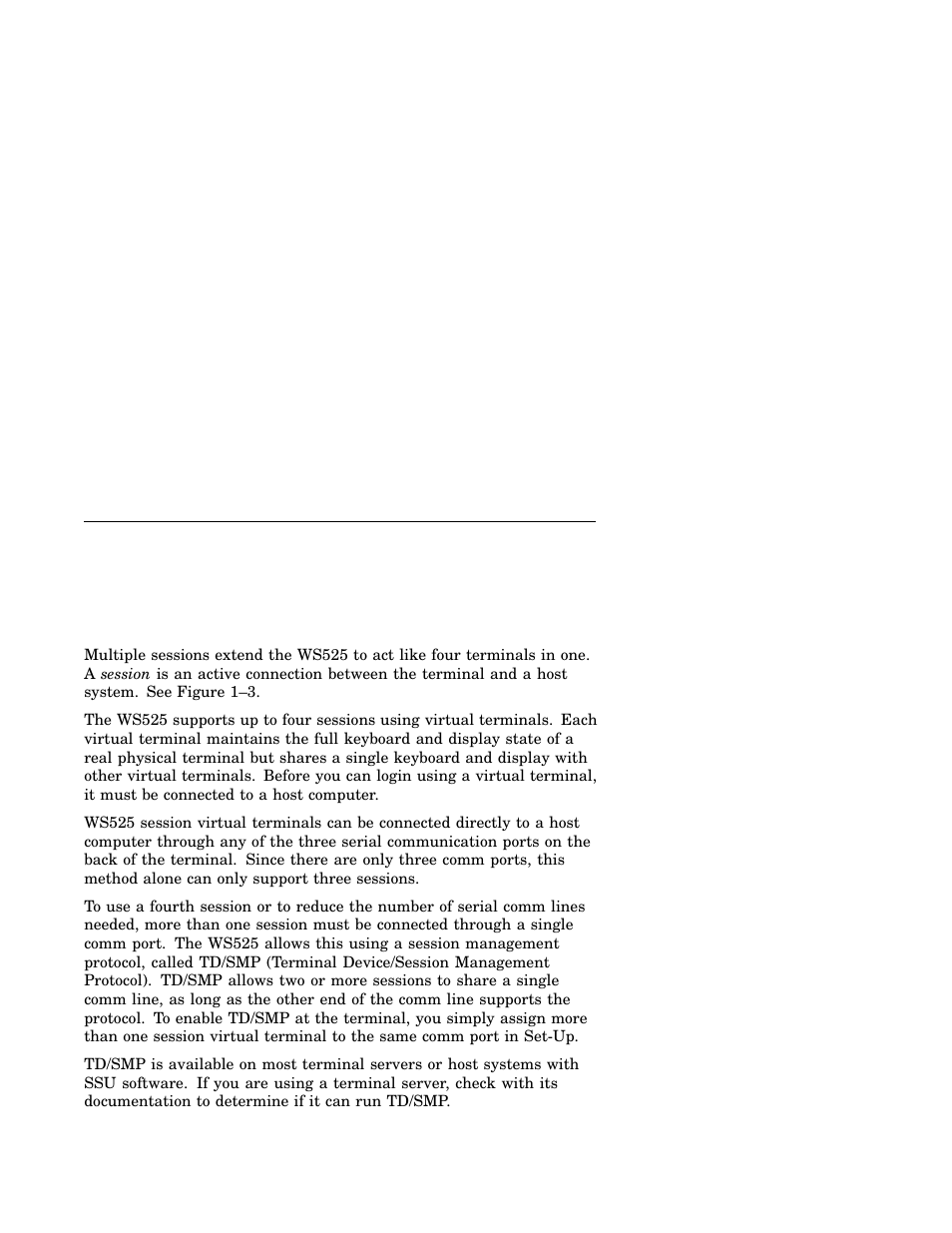 Multiple sessions | IBM Asynchronous Color Terminals WS525 User Manual | Page 19 / 44