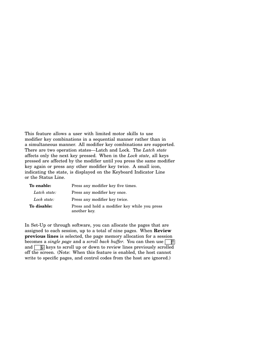 IBM Asynchronous Color Terminals WS525 User Manual | Page 28 / 44