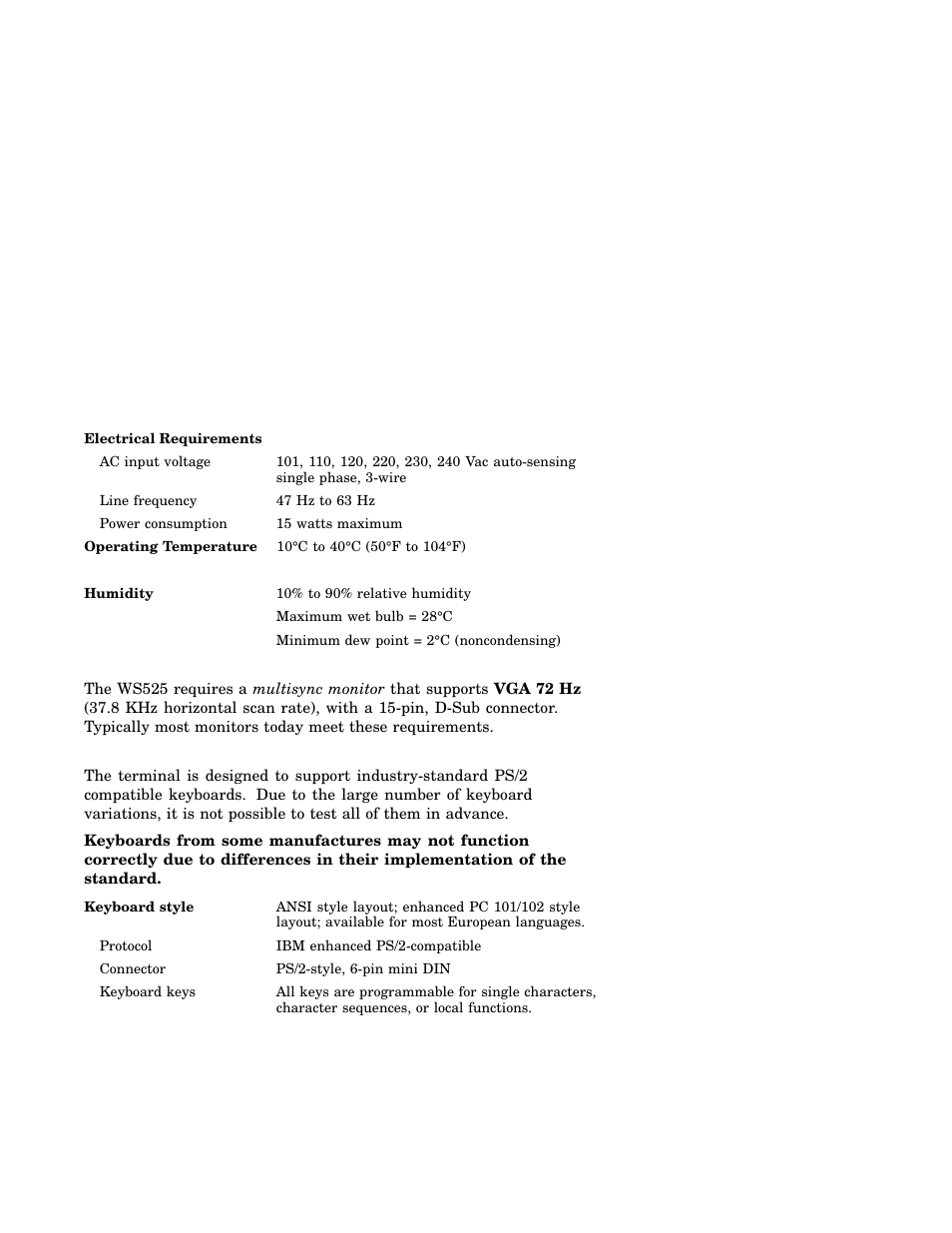 IBM Asynchronous Color Terminals WS525 User Manual | Page 38 / 44