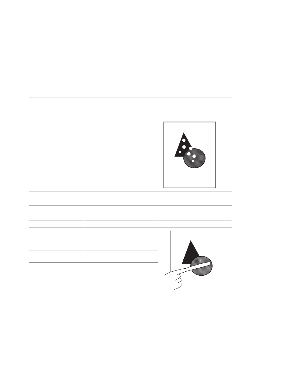 White spots within black image area, Printed image rubs off or smears | IBM S544-5343-03 User Manual | Page 237 / 258