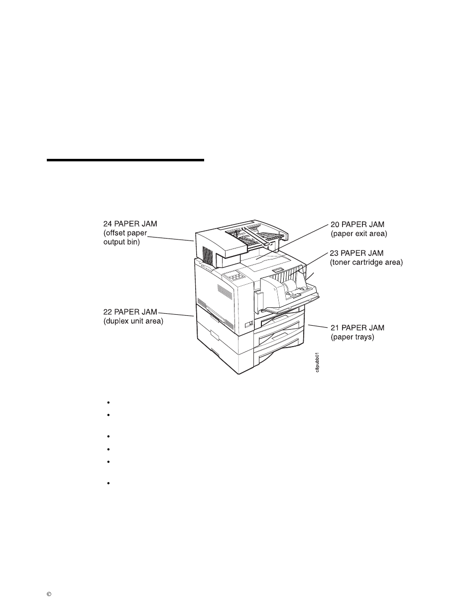 Chapter 4. clearing paper jams | IBM S544-5343-03 User Manual | Page 77 / 258