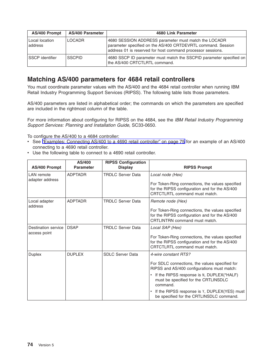 IBM AS/400 User Manual | Page 80 / 104