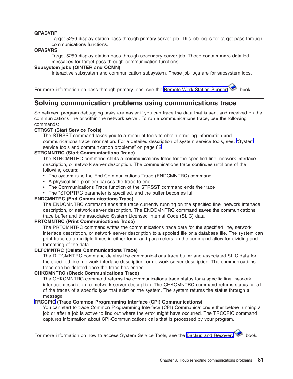 IBM AS/400 User Manual | Page 87 / 104