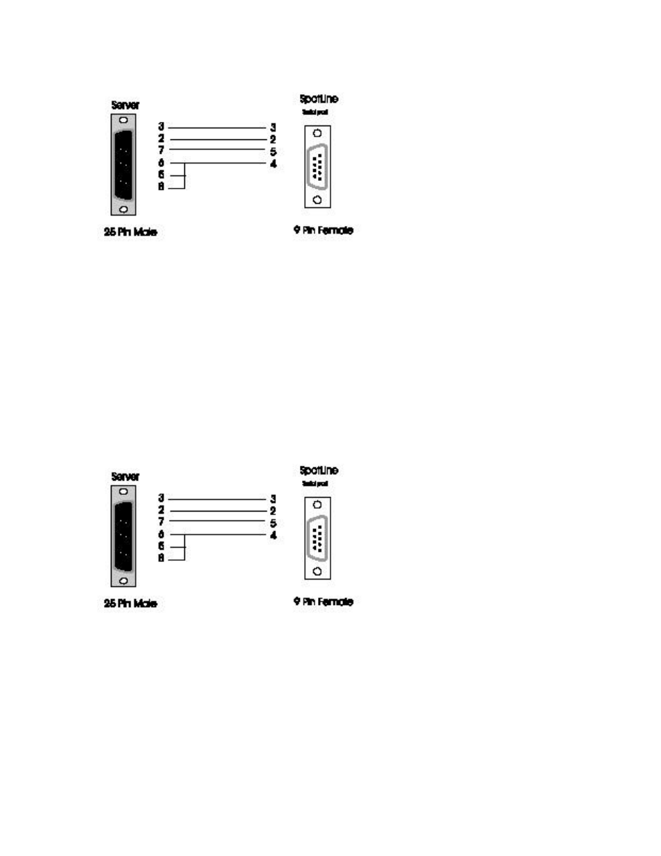 2 serial printer cabling | IBM SpotLine M110 User Manual | Page 46 / 54
