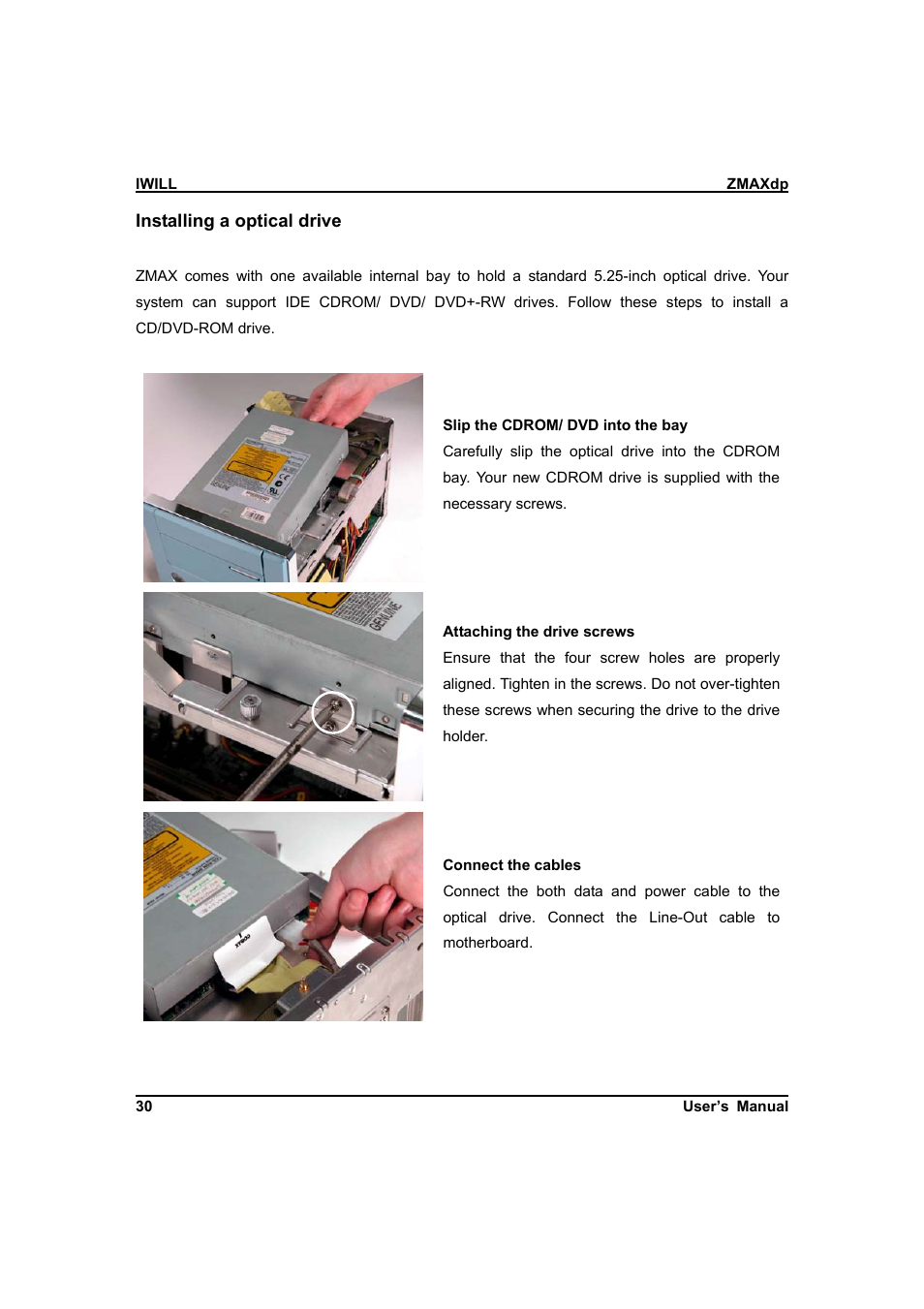 IBM Dual AMD OpteronTM SFF Barebone ZMAXdp User Manual | Page 30 / 81