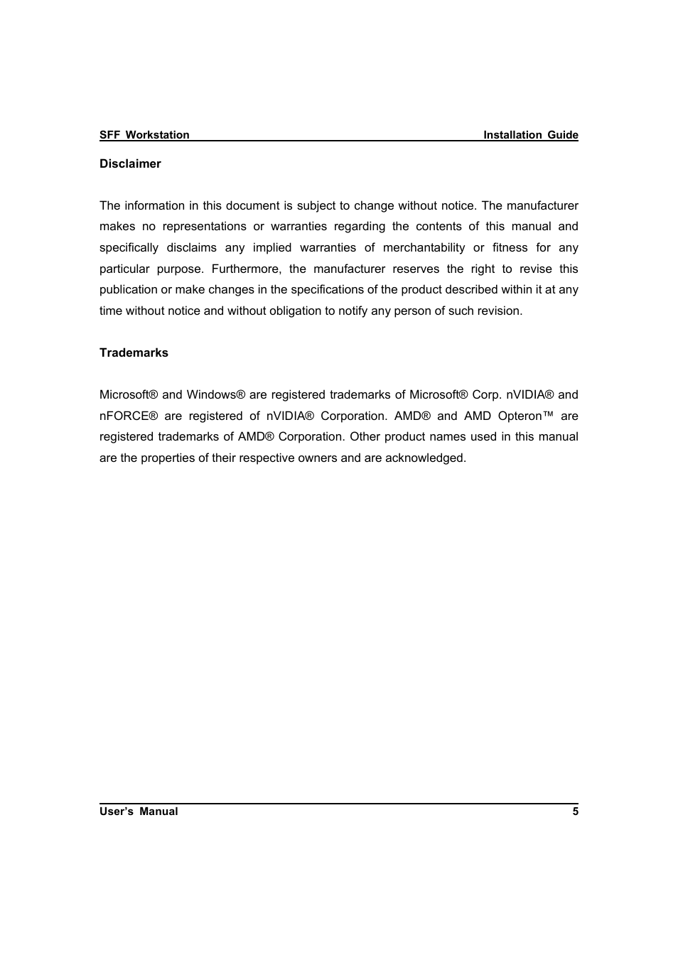 IBM Dual AMD OpteronTM SFF Barebone ZMAXdp User Manual | Page 5 / 81