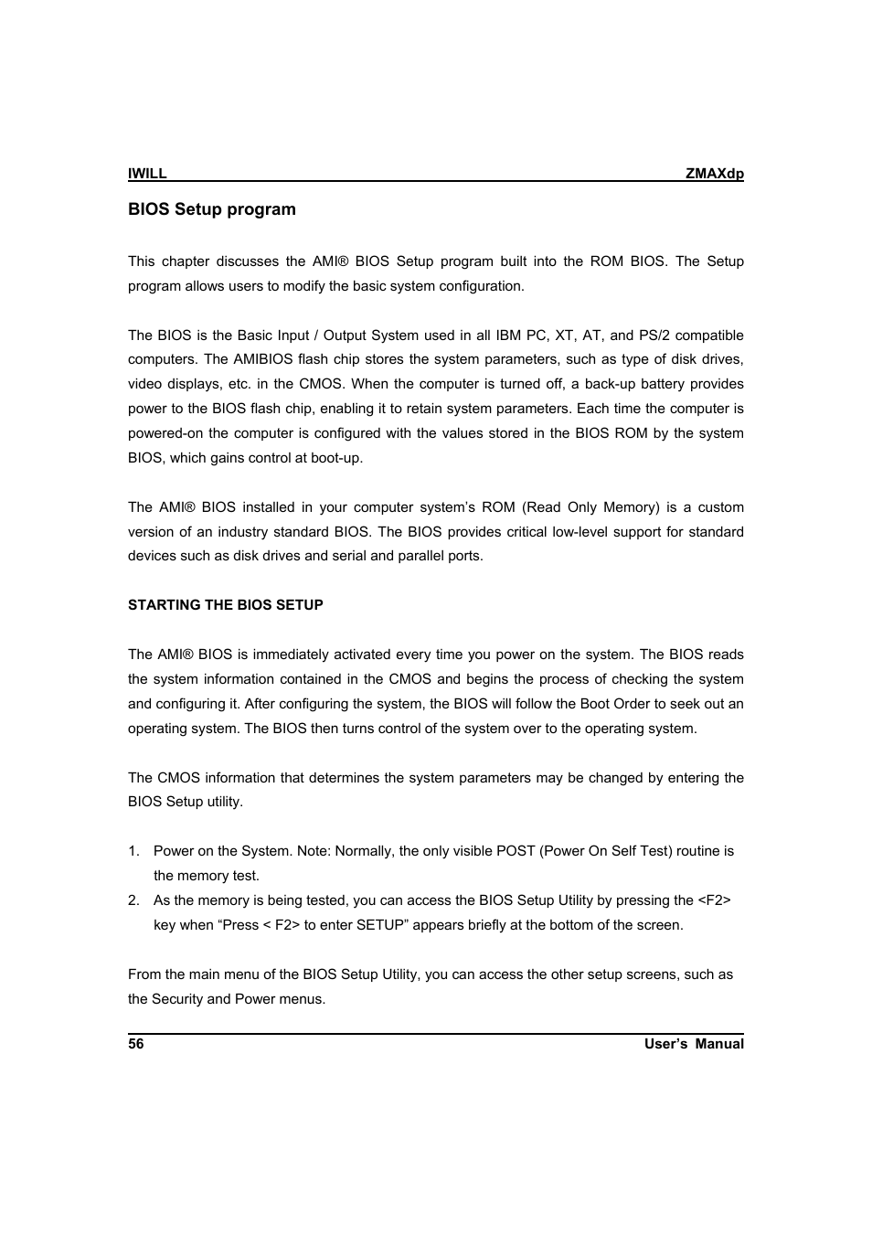 IBM Dual AMD OpteronTM SFF Barebone ZMAXdp User Manual | Page 56 / 81
