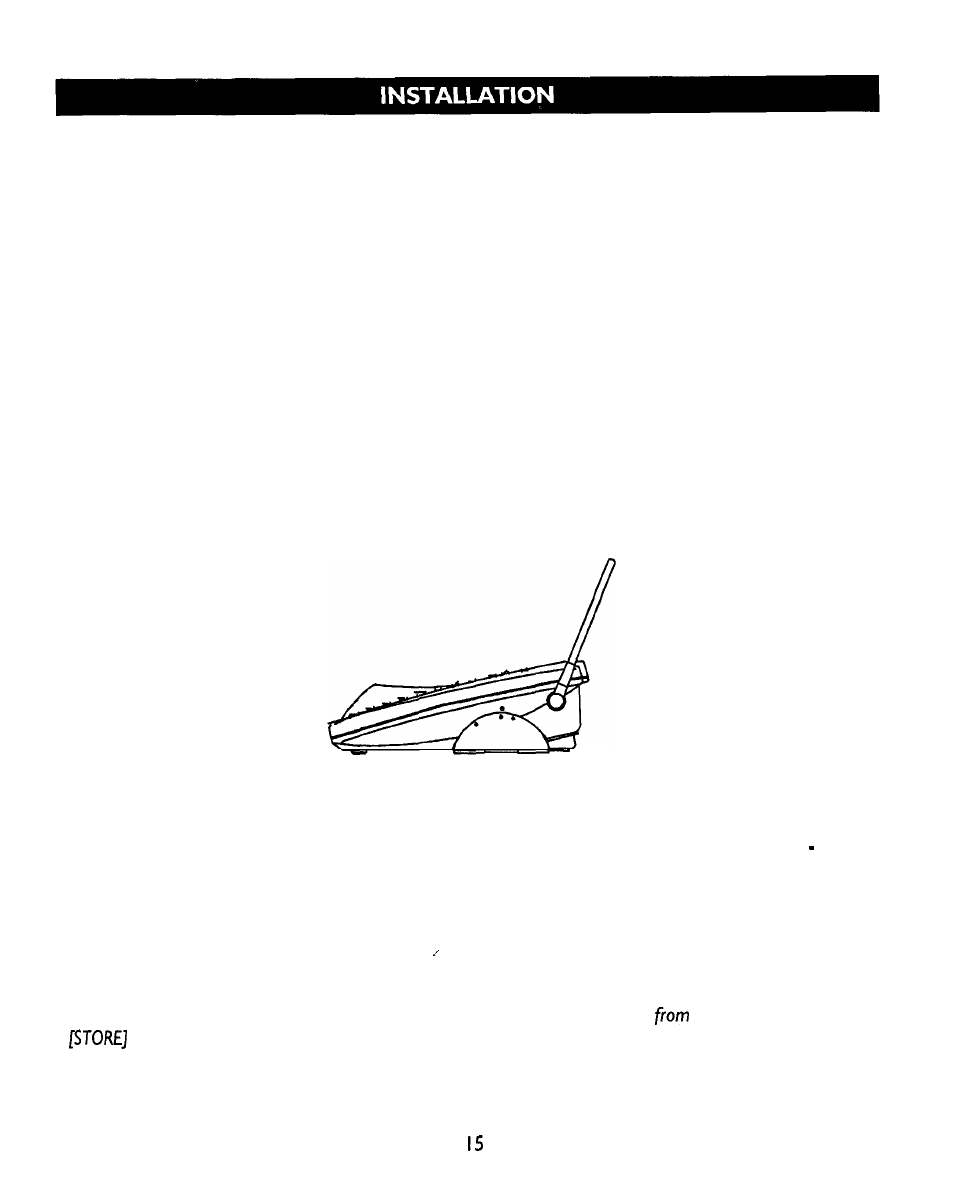 Selecting a location to install your telephone, Cordless handset setup | IBM -4900 User Manual | Page 14 / 44
