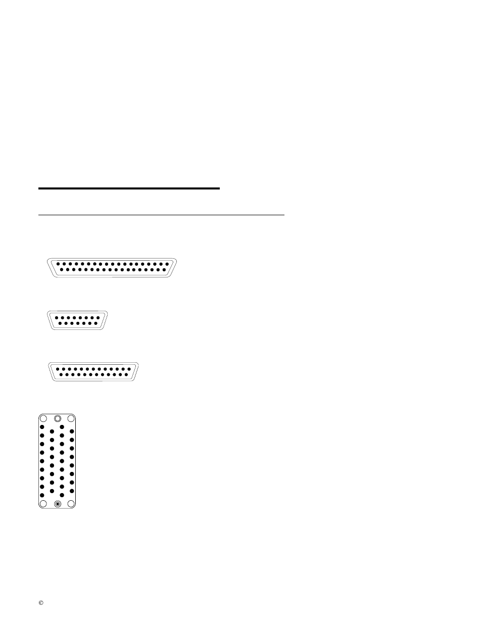 Chapter 3. connector information, Pin numbers | IBM X.25 User Manual | Page 25 / 70