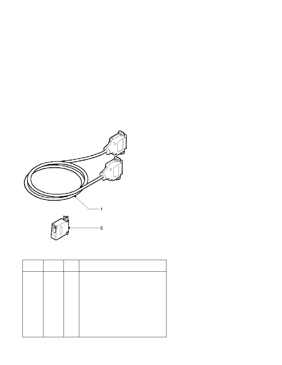 Assembly 2: cables and wrap plugs | IBM X.25 User Manual | Page 51 / 70