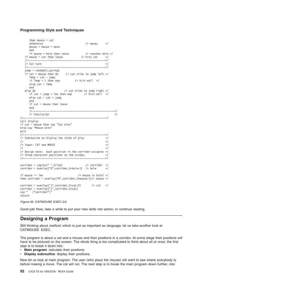 Designing a program | IBM SC34-5764-01 User Manual | Page 114 / 481