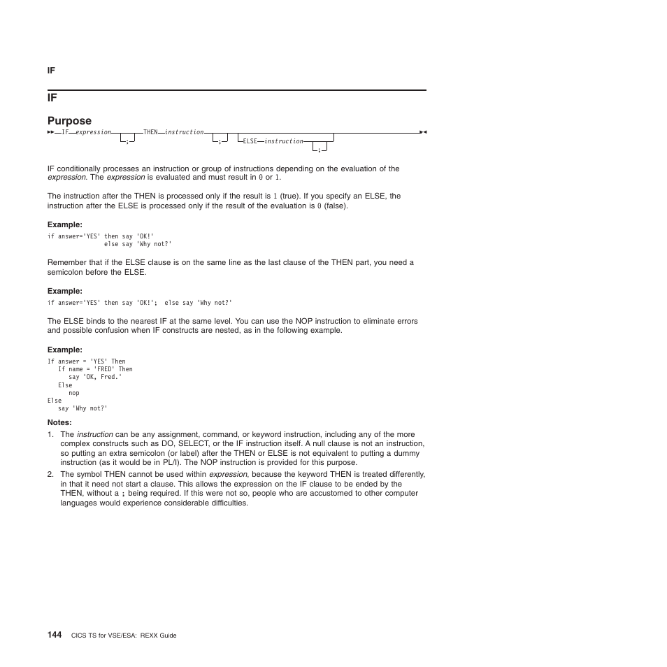 If purpose | IBM SC34-5764-01 User Manual | Page 166 / 481