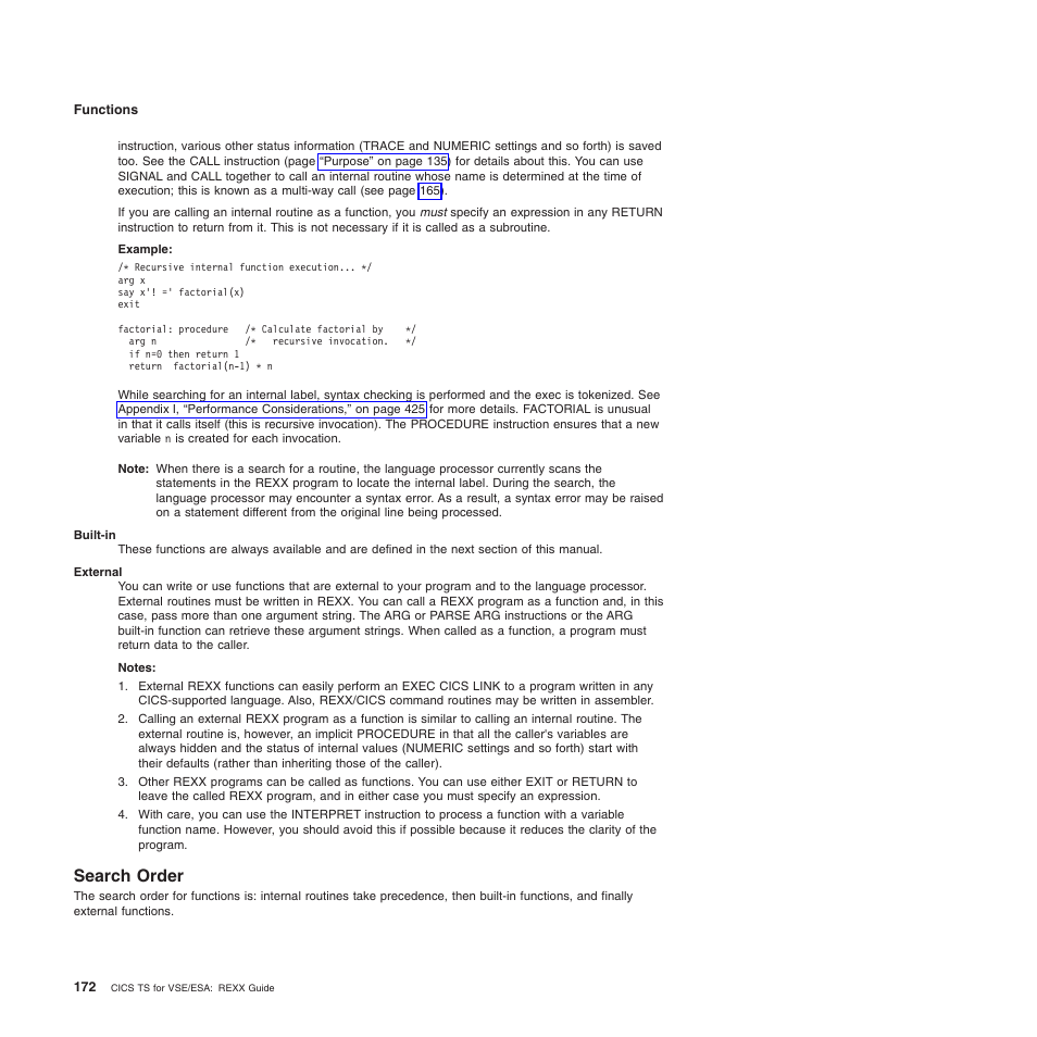 Search order | IBM SC34-5764-01 User Manual | Page 194 / 481