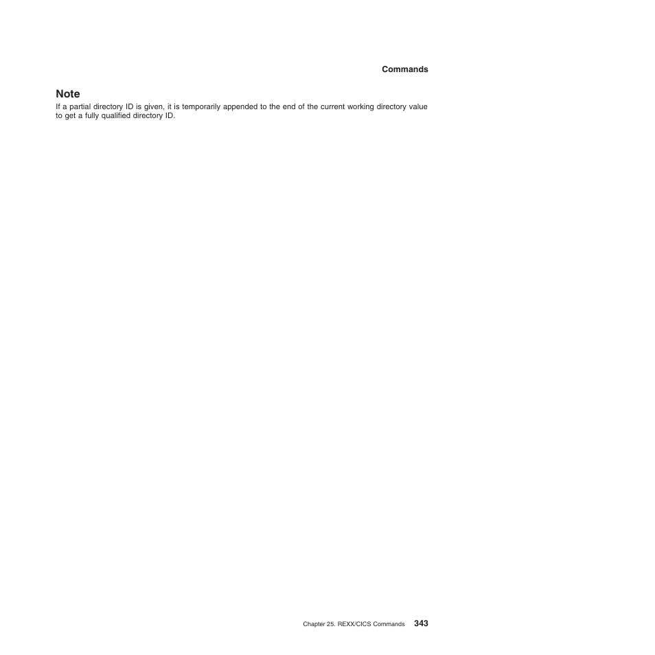 Note | IBM SC34-5764-01 User Manual | Page 365 / 481