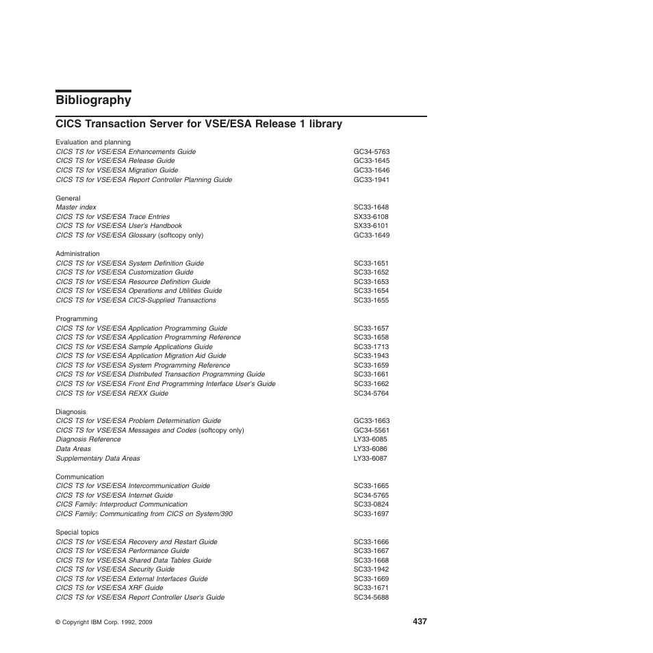 Bibliography | IBM SC34-5764-01 User Manual | Page 459 / 481