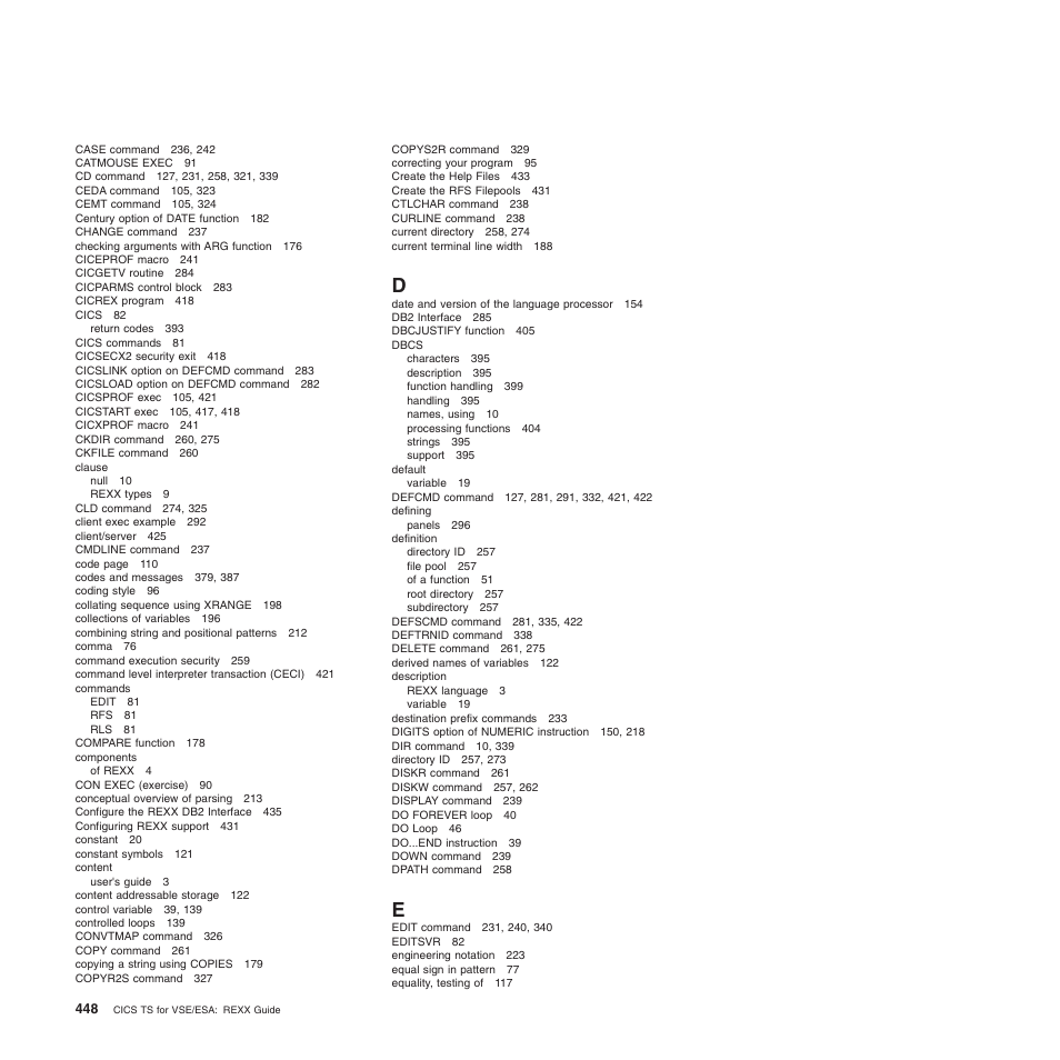 IBM SC34-5764-01 User Manual | Page 470 / 481