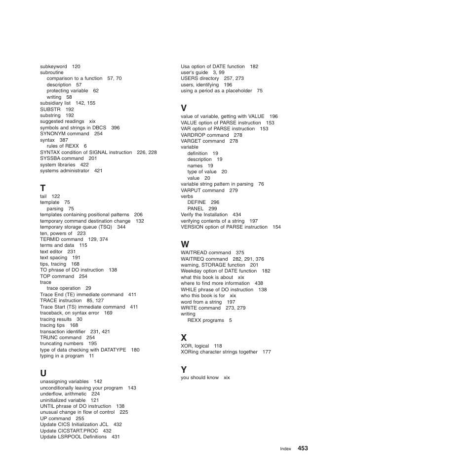 IBM SC34-5764-01 User Manual | Page 475 / 481