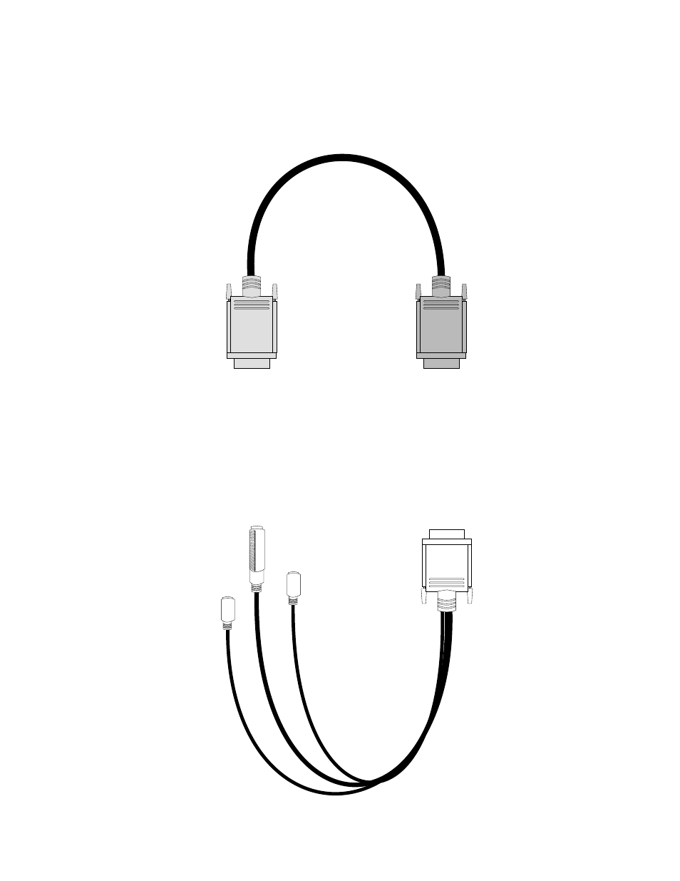 C2t chaining cable c2t breakout cable | IBM xSeries 330 User Manual | Page 73 / 158