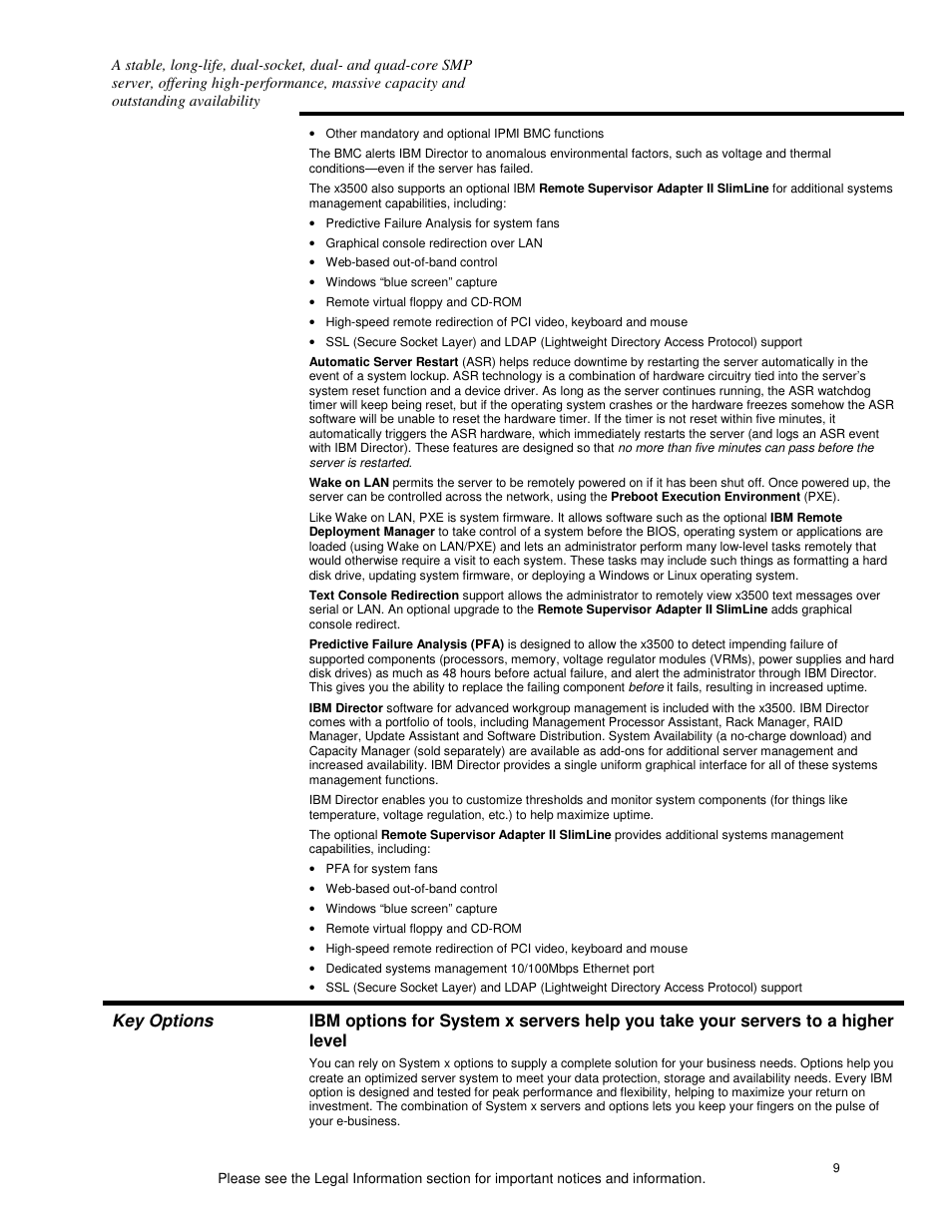 IBM X3500 User Manual | Page 9 / 16