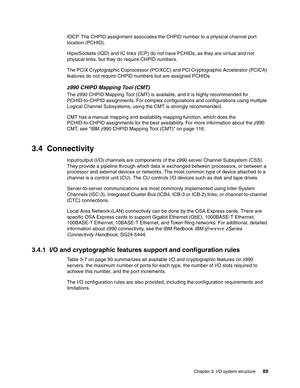 4 connectivity | IBM 990 User Manual | Page 101 / 284