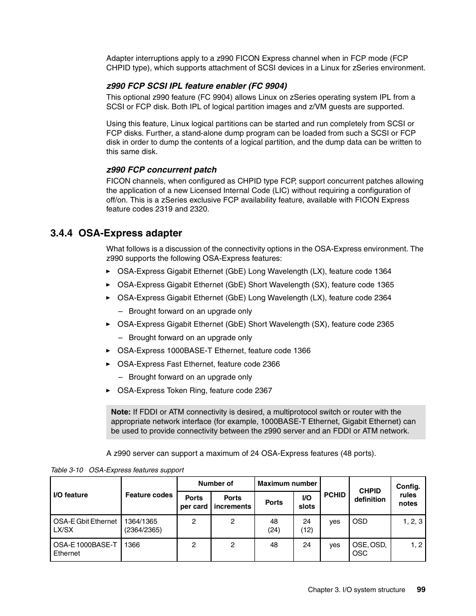 4 osa-express adapter | IBM 990 User Manual | Page 111 / 284