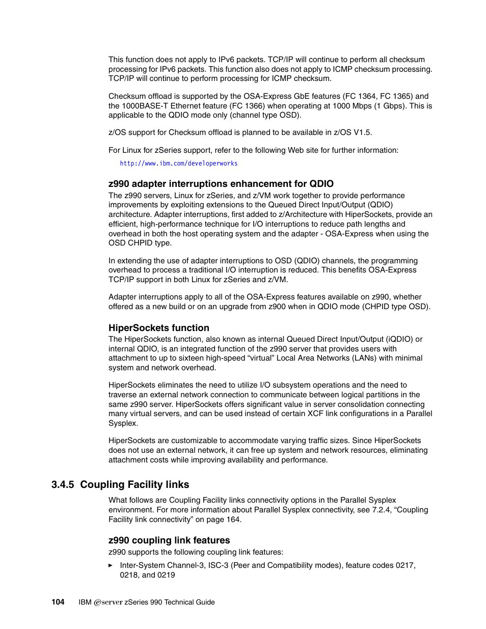 5 coupling facility links | IBM 990 User Manual | Page 116 / 284