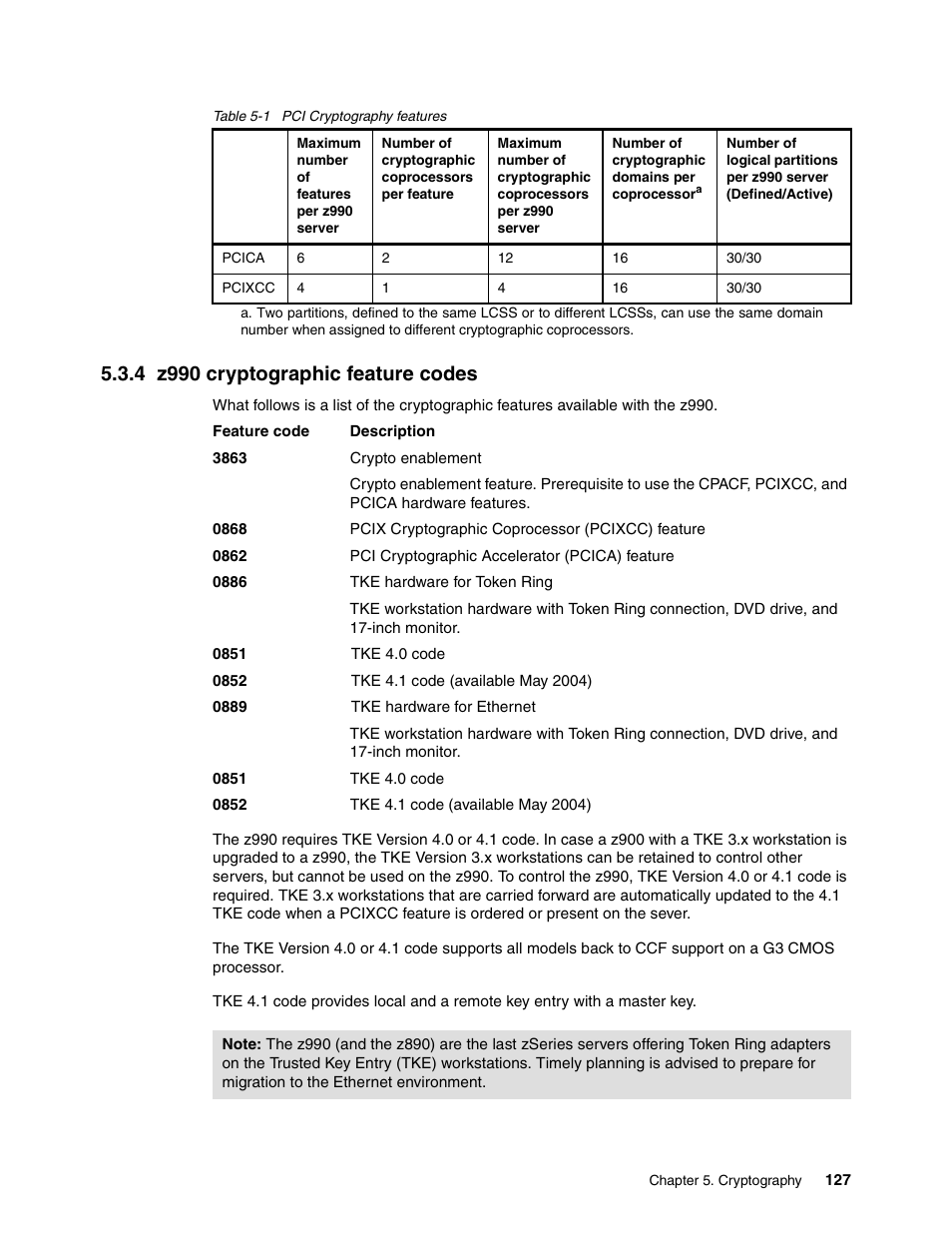 4 z990 cryptographic feature codes | IBM 990 User Manual | Page 139 / 284