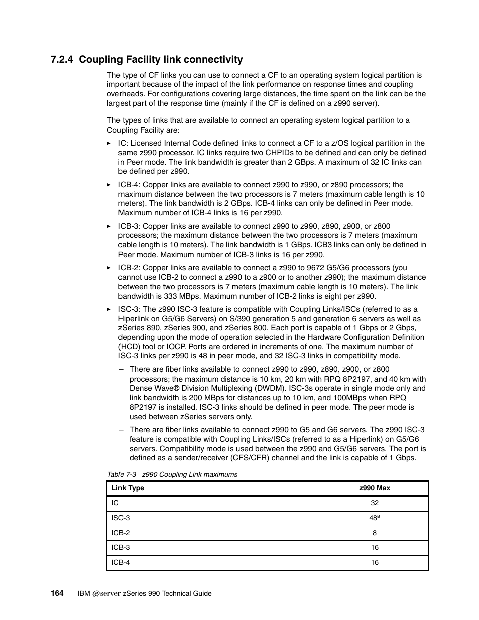 4 coupling facility link connectivity | IBM 990 User Manual | Page 176 / 284