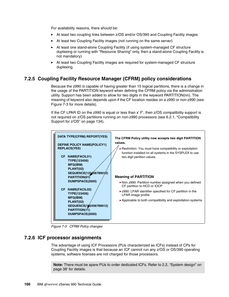 6 icf processor assignments | IBM 990 User Manual | Page 178 / 284