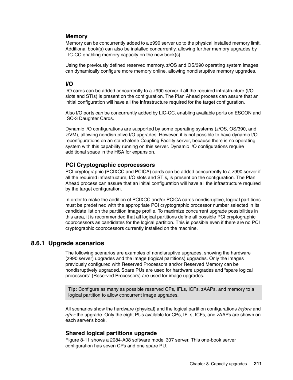 1 upgrade scenarios | IBM 990 User Manual | Page 223 / 284