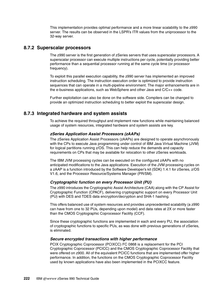 2 superscalar processors, 3 integrated hardware and system assists | IBM 990 User Manual | Page 234 / 284