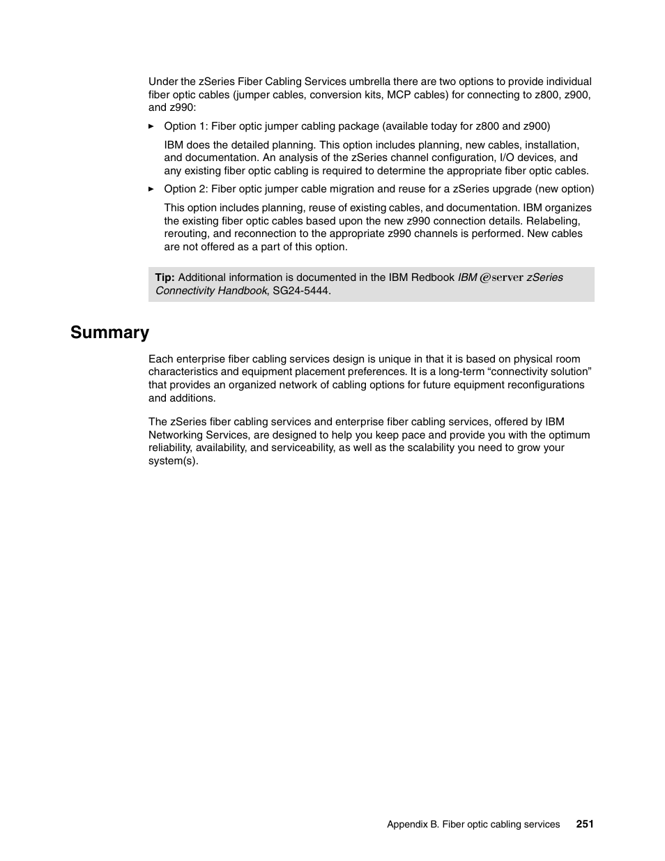 Summary | IBM 990 User Manual | Page 263 / 284