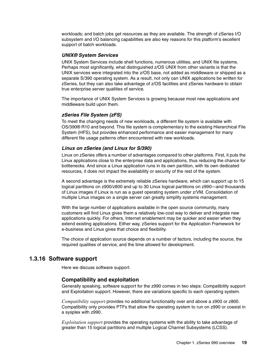 16 software support | IBM 990 User Manual | Page 31 / 284