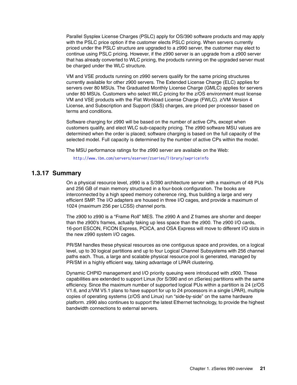 17 summary | IBM 990 User Manual | Page 33 / 284