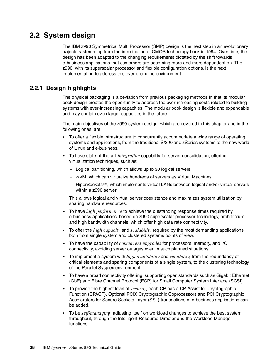 2 system design, 1 design highlights | IBM 990 User Manual | Page 50 / 284