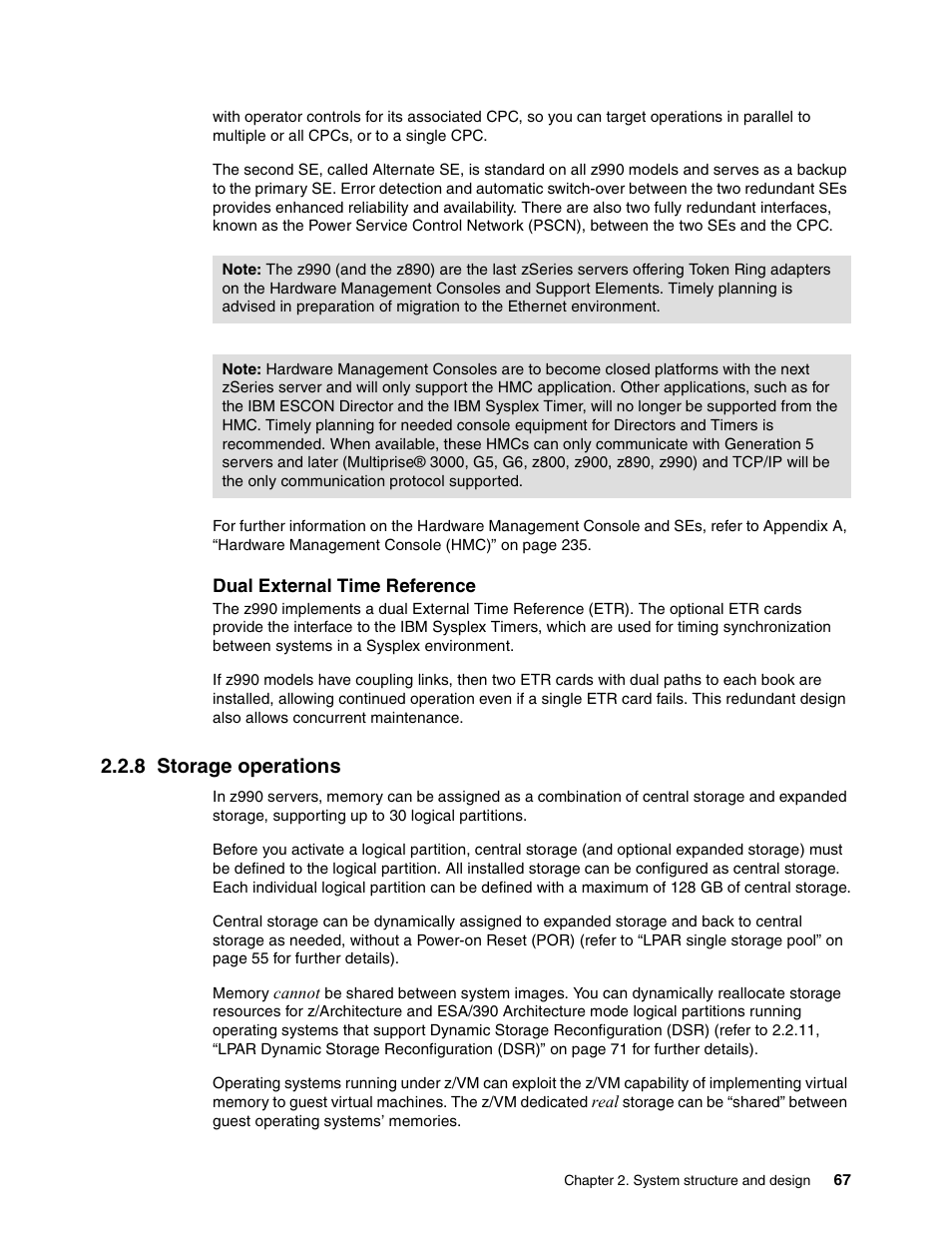 8 storage operations | IBM 990 User Manual | Page 79 / 284