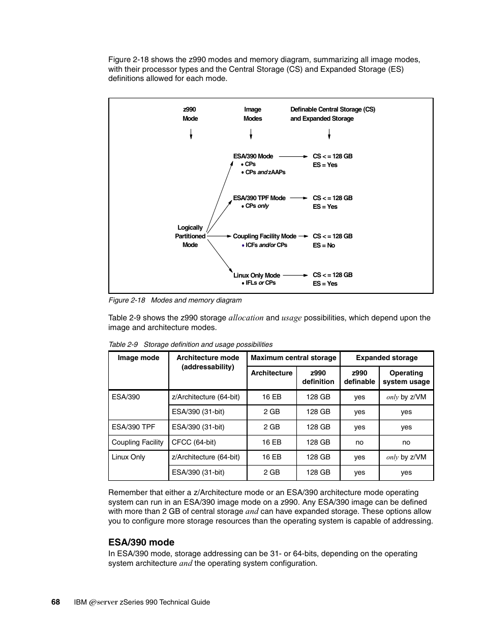 Esa/390 mode | IBM 990 User Manual | Page 80 / 284