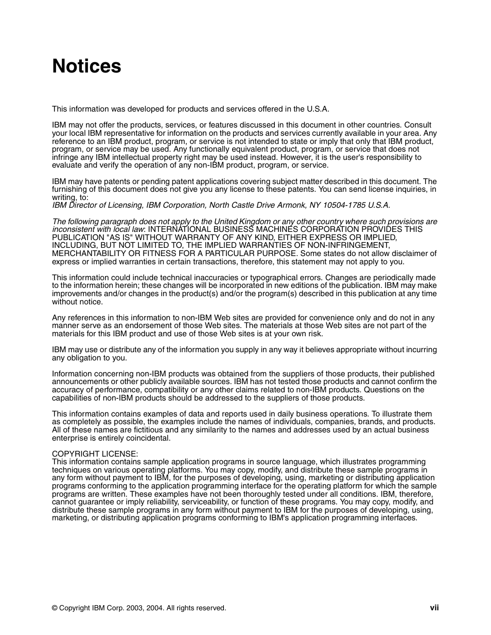 Notices | IBM 990 User Manual | Page 9 / 284
