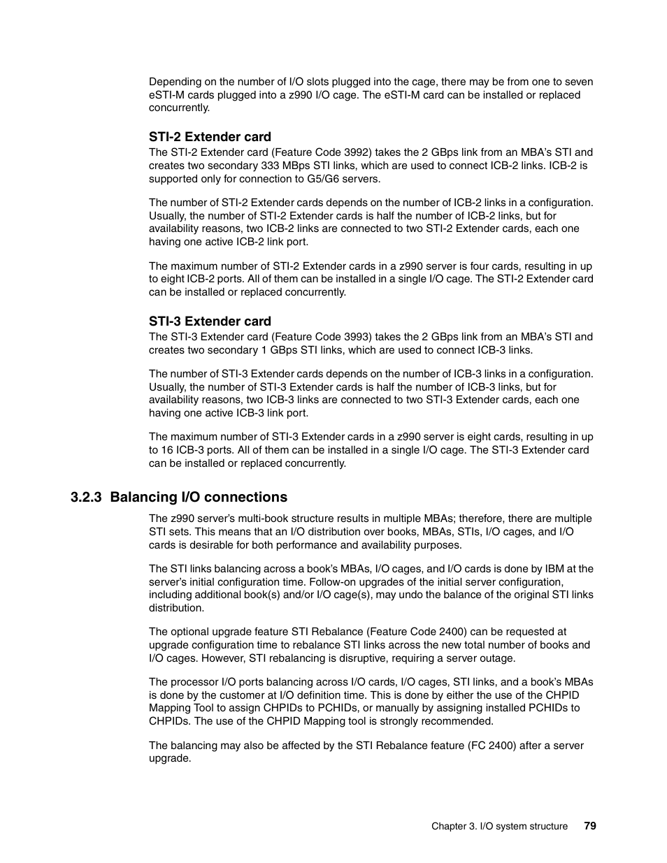 3 balancing i/o connections | IBM 990 User Manual | Page 91 / 284