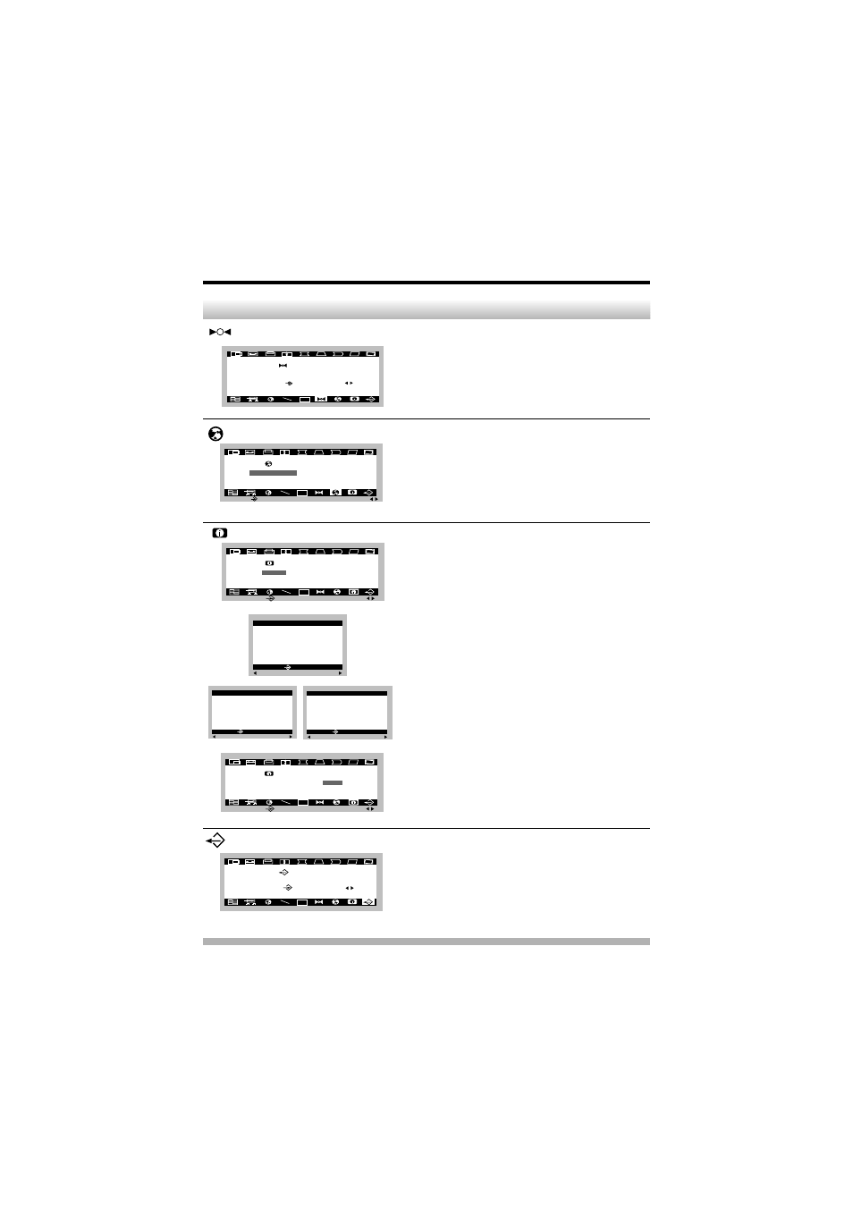 Osd adjust description, Language select exit mode information, Recall | IBM E74M User Manual | Page 16 / 37