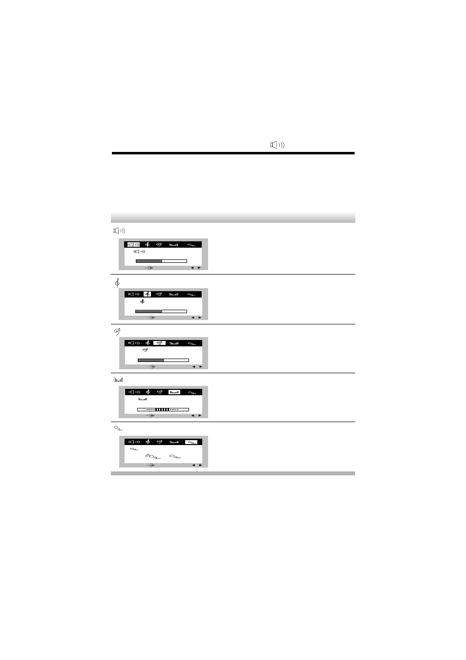 Sound selection and adjustment ( ), Osd adjust description | IBM E74M User Manual | Page 17 / 37
