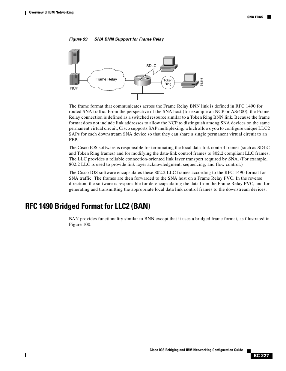 Rfc 1490 bridged format for llc2 (ban), Figure 99 | IBM BC-203 User Manual | Page 25 / 52