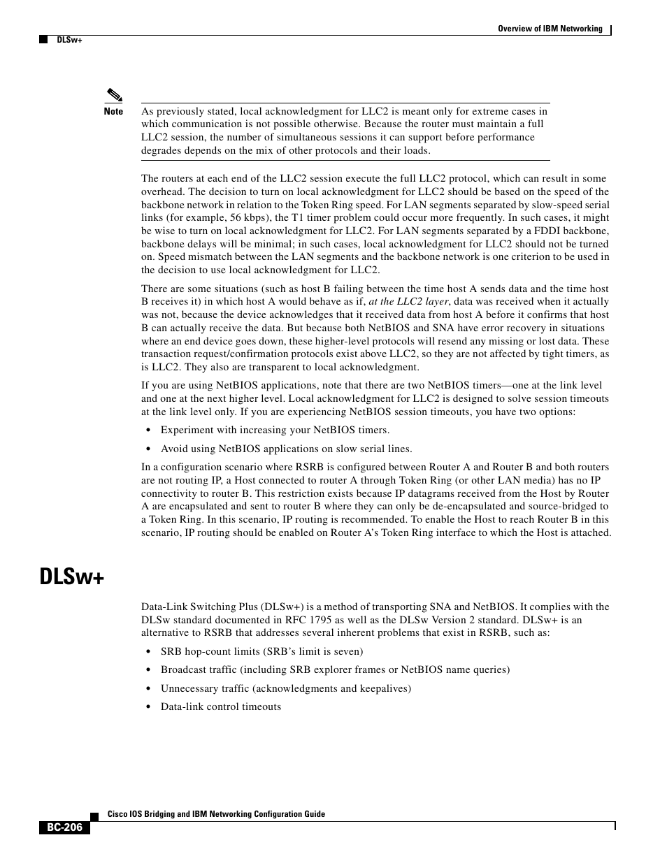 Dlsw | IBM BC-203 User Manual | Page 4 / 52