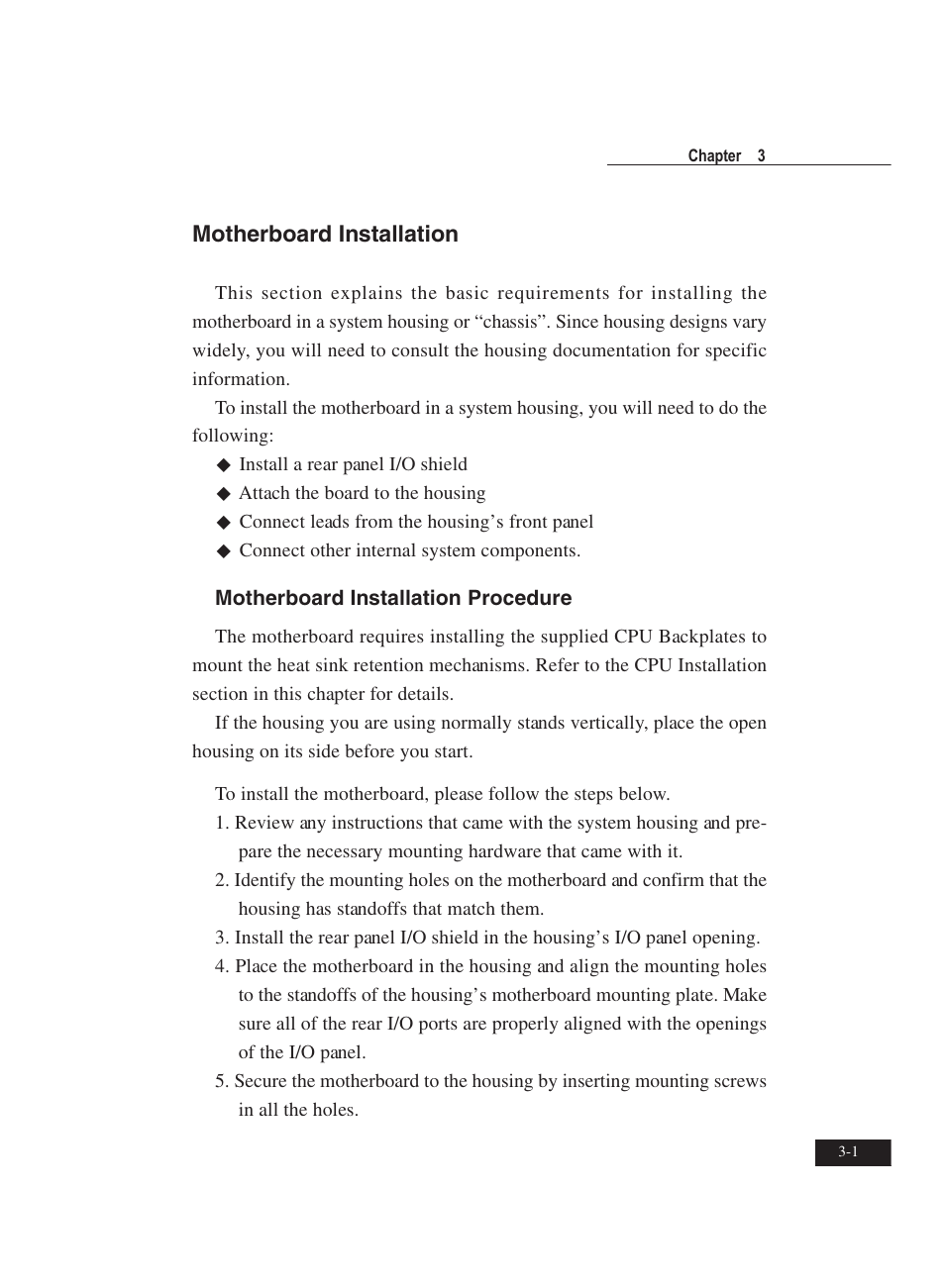 Motherboard installation | IBM Motherboard DJ800 User Manual | Page 31 / 56