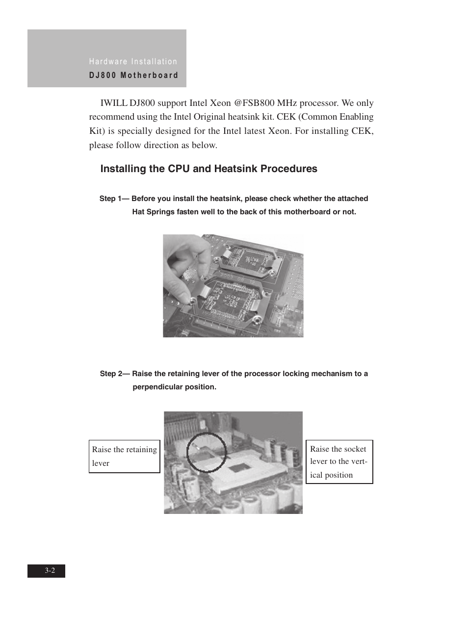 Installing the cpu and heatsink procedures | IBM Motherboard DJ800 User Manual | Page 32 / 56