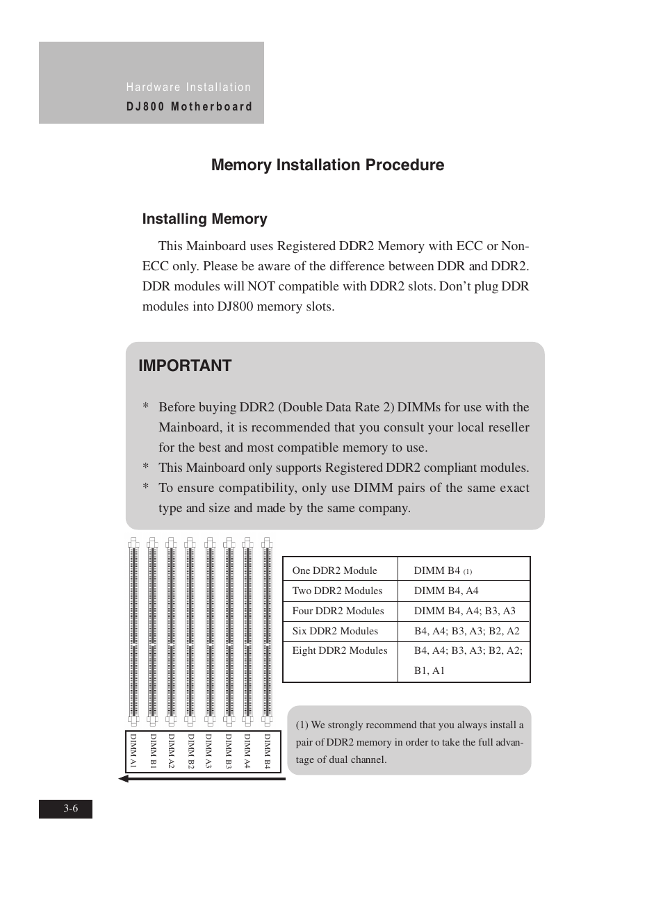 Important | IBM Motherboard DJ800 User Manual | Page 36 / 56