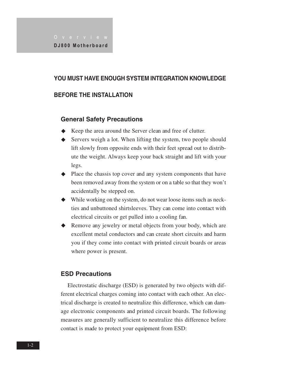 IBM Motherboard DJ800 User Manual | Page 8 / 56