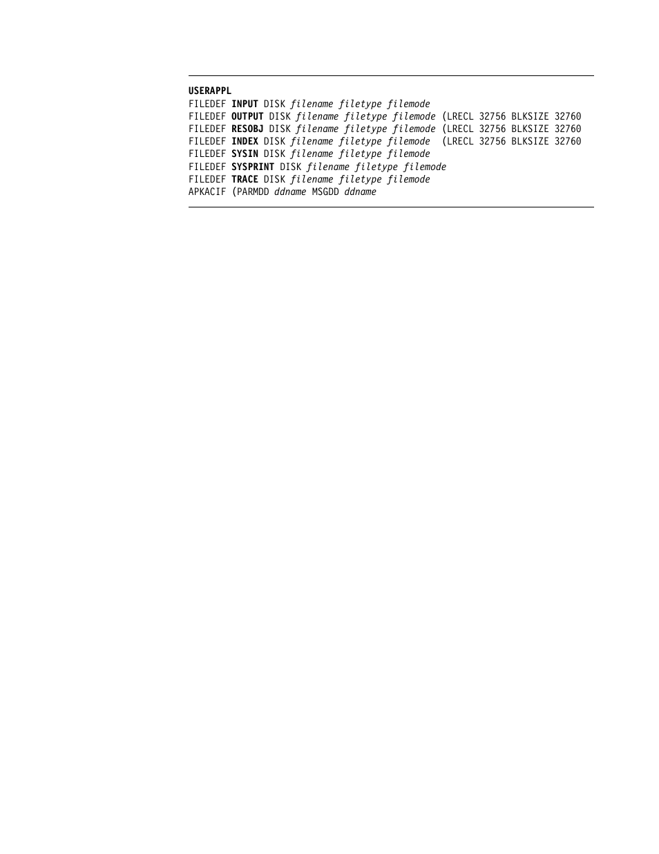 Explaining the vm cms commands | IBM S544-5285-01 User Manual | Page 103 / 255